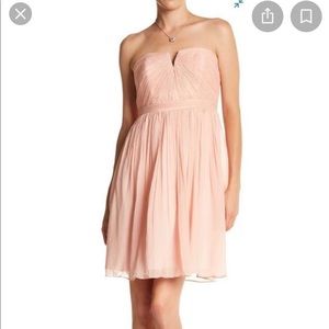 J. Crew Chiffon Pink Bridesmaid Dress
